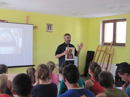 Radionica Ikonopisa obilježila treći dan ekumenskog kampa Friedensgrund 2013